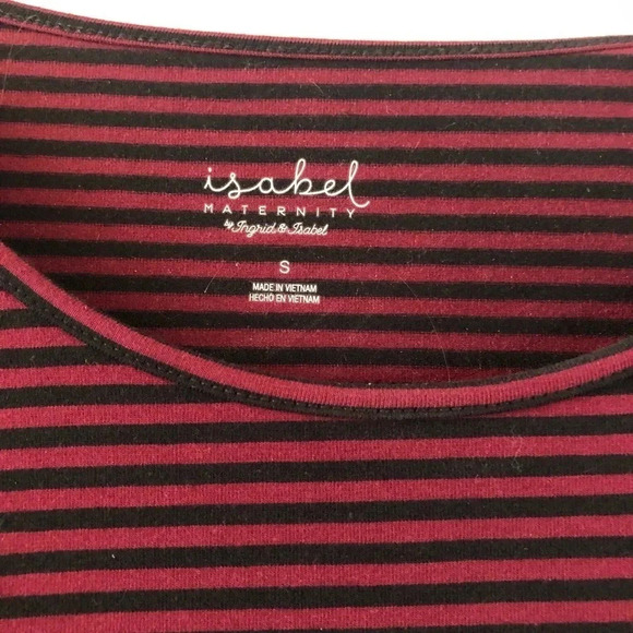 Maternity striped midi, Sz small - Picture 3 of 5